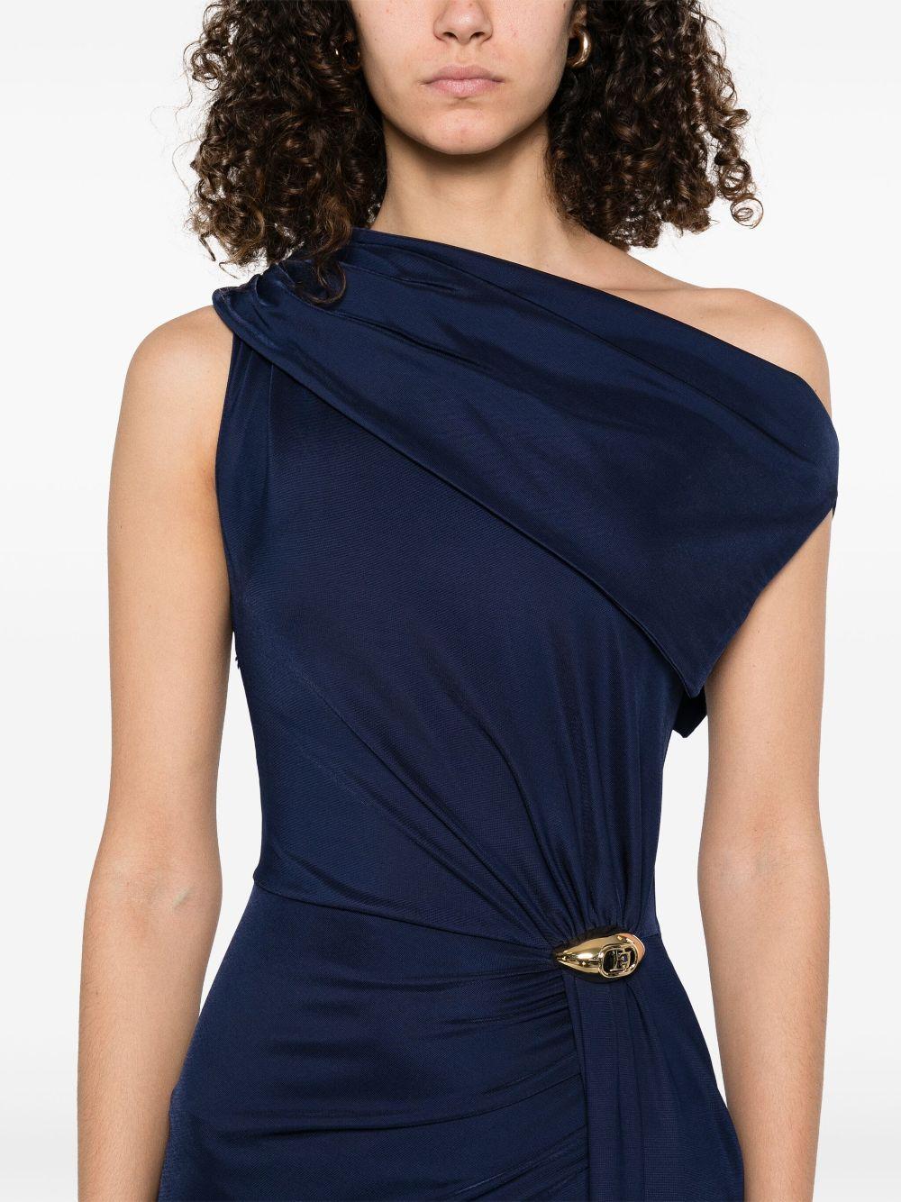 Abito asimmetrico in jersey<BR/><BR/><BR/><BR/> ABR0551E2 DC8 ELISABETTA FRANCHI 