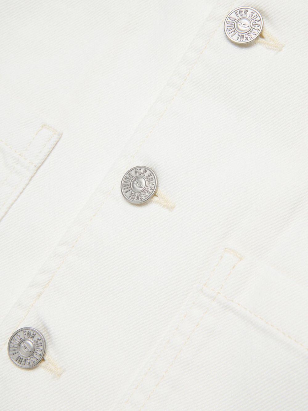 Cotton jacket with logo patch J02546 KXBRZK141 DIESEL KIDS 