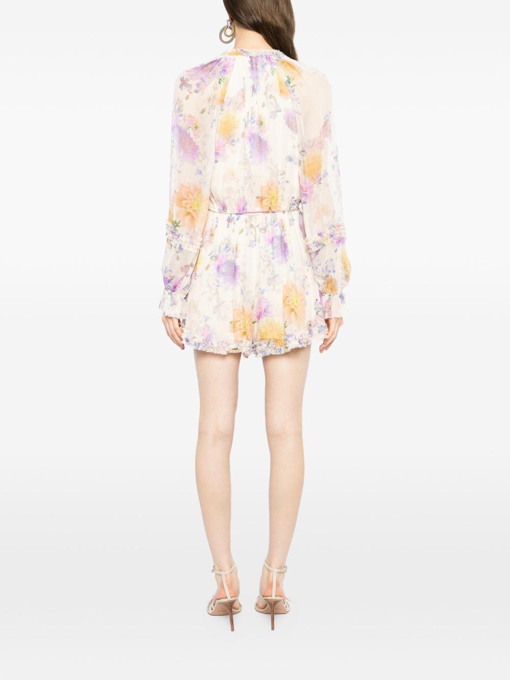 Luna Ruffle Playsuit dress 8154YS261 CRDA ZIMMERMANN 