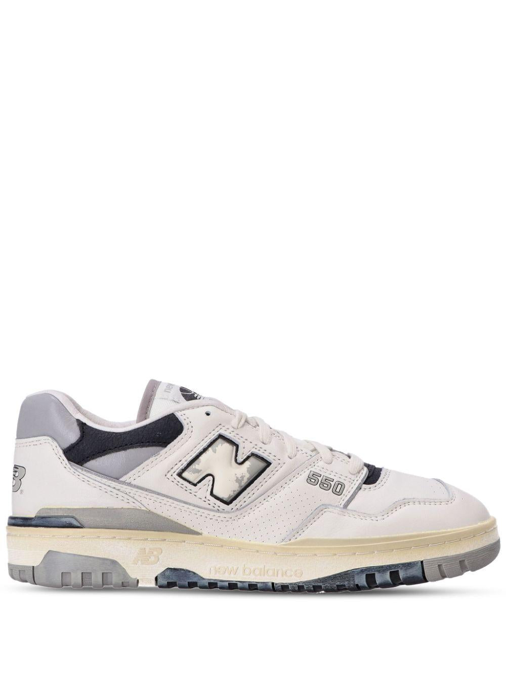 550 panelled leather sneakers<BR/><BR/><BR/> BB550VGB  NEW BALANCE 