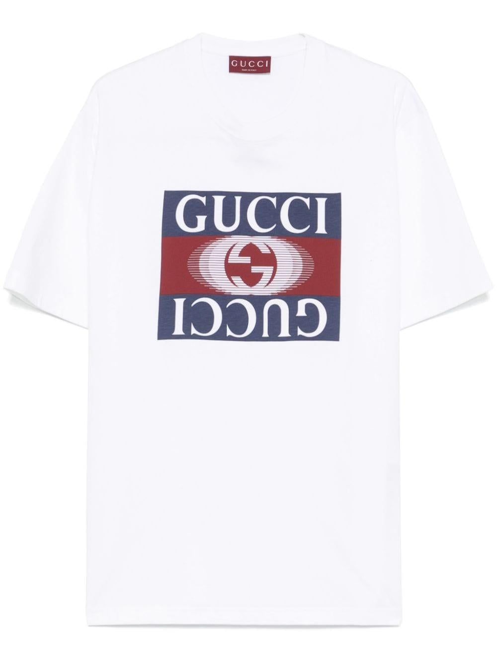 Logo print T-shirt 796395 XJGQ29074 GUCCI 