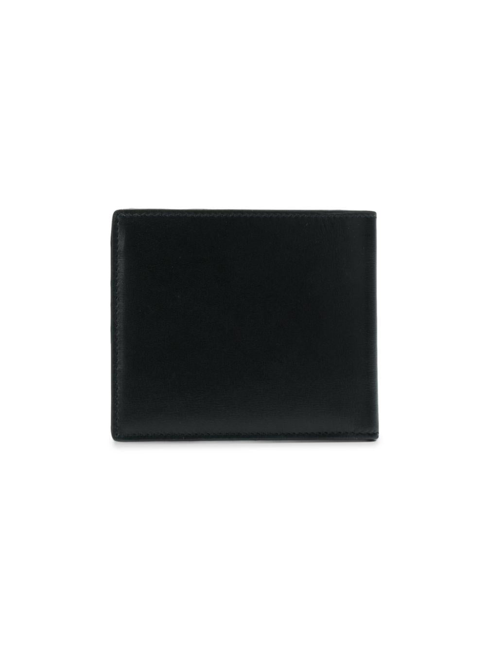 Portafoglio Est/West Monogram in pelle nera 4532760SX0E 1000 SAINT LAURENT 
