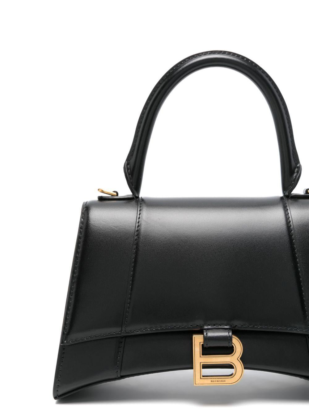 Small Hourglass top-handle bag<BR/><BR/><BR/> 593546 1QJ4M1000 BALENCIAGA 
