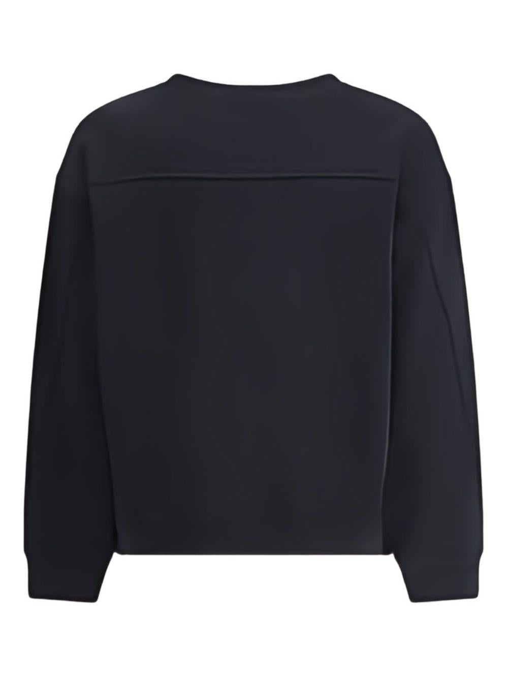 Love Birds jewel embroidery sweatshirt 100534 A2ROZ99 PINKO 