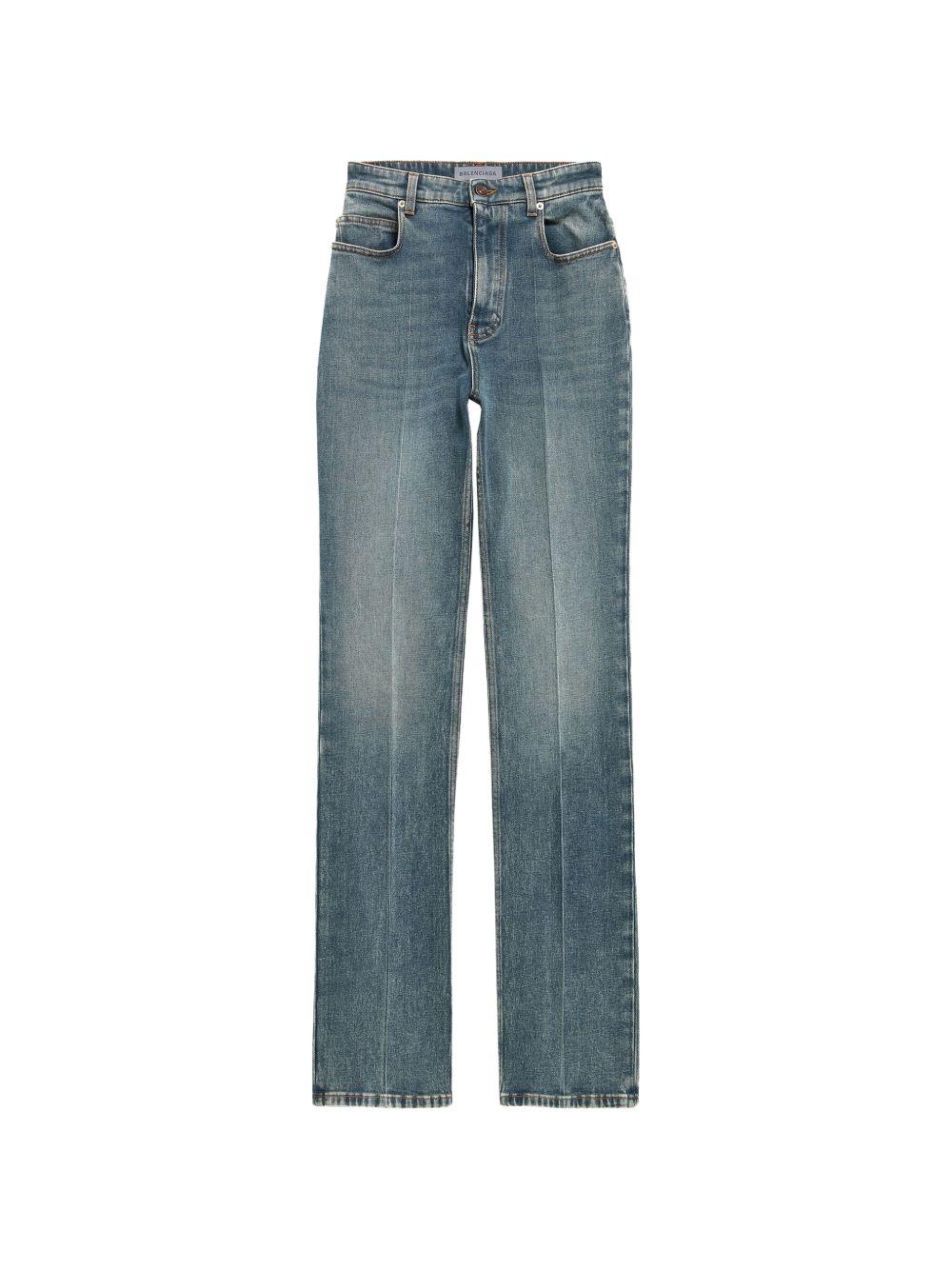 High Waist Slim Jeans 872177 TUW694129 BALENCIAGA 