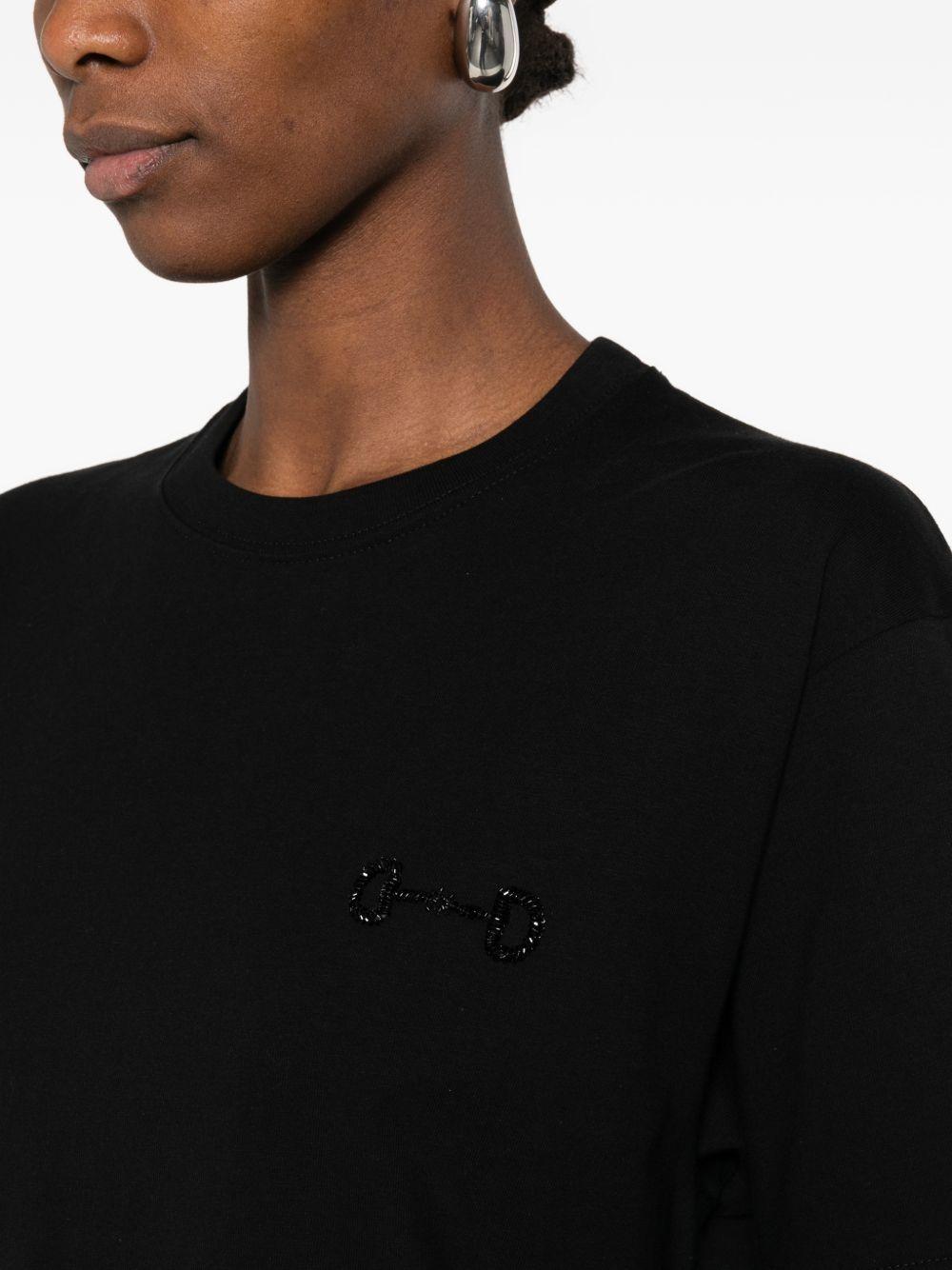 Cotton jersey T-shirt with embroidery 837959 XJHMR1043 GUCCI 