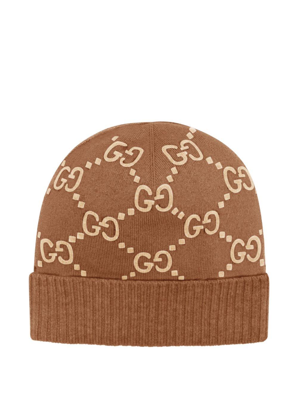 GG cashmere jacquard beanie 811392 3GAC02379 GUCCI 
