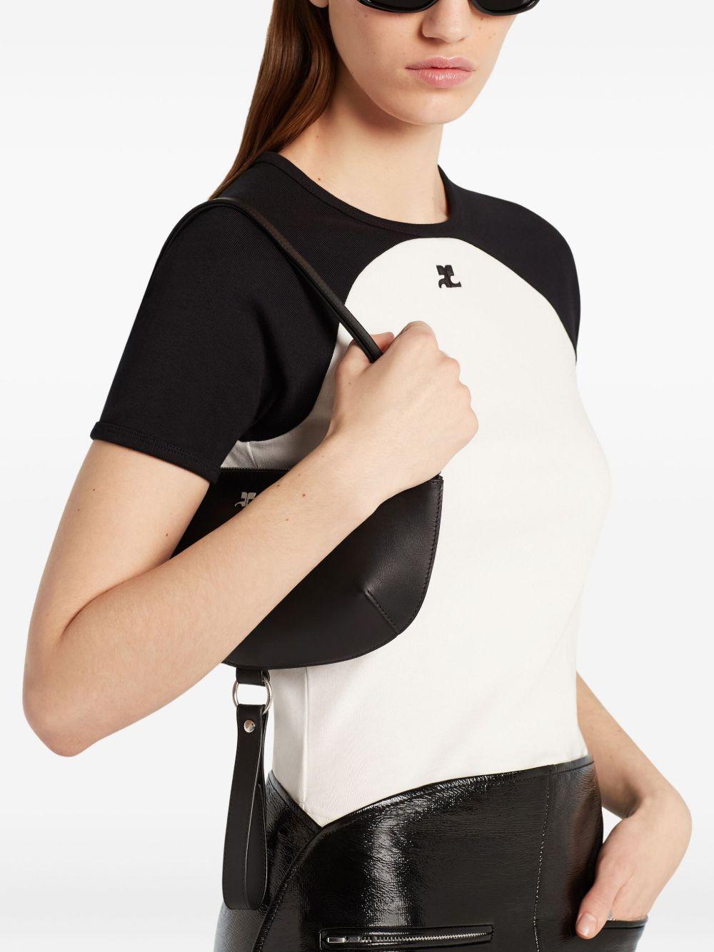 CIRCLE CONTRAST T-SHIRT 325JTS214JS0203 0098 COURRÈGES 