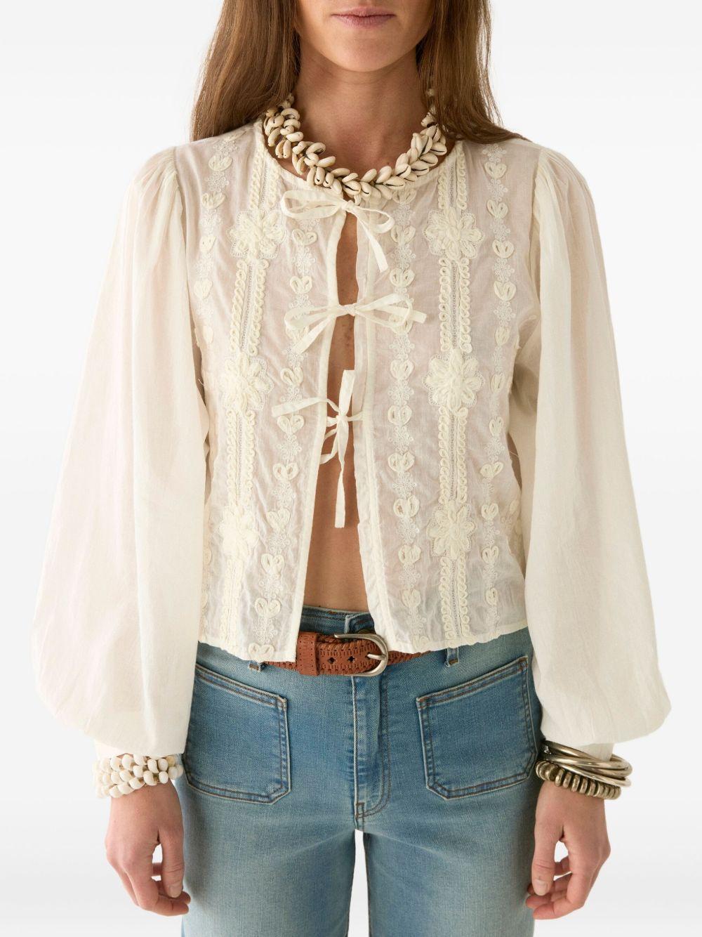 Ludovica blouse LUDOVICA PEARL MAISON HOTEL 