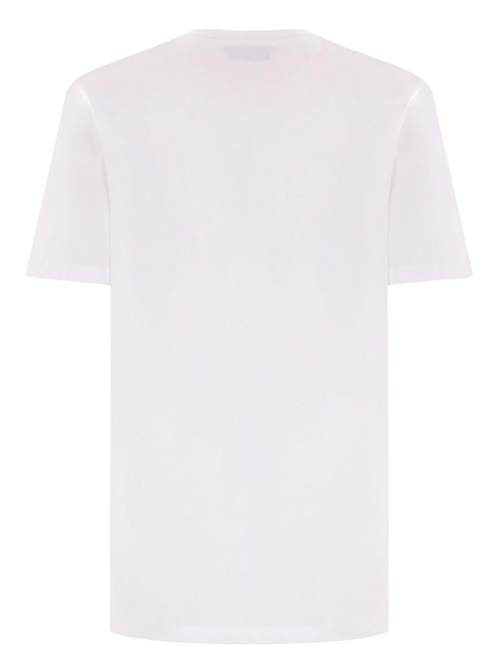 Jersey T-shirt with embroidered logo and rhinestones MA00251E2 270 ELISABETTA FRANCHI 