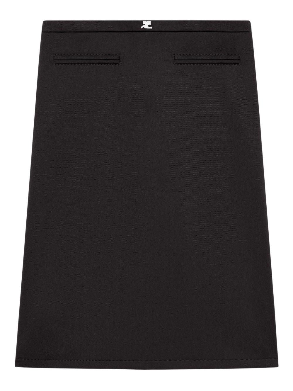 INTERLOCK TRACKSUIT SKIRT 325JJU296JS0250 9999 COURRÈGES 