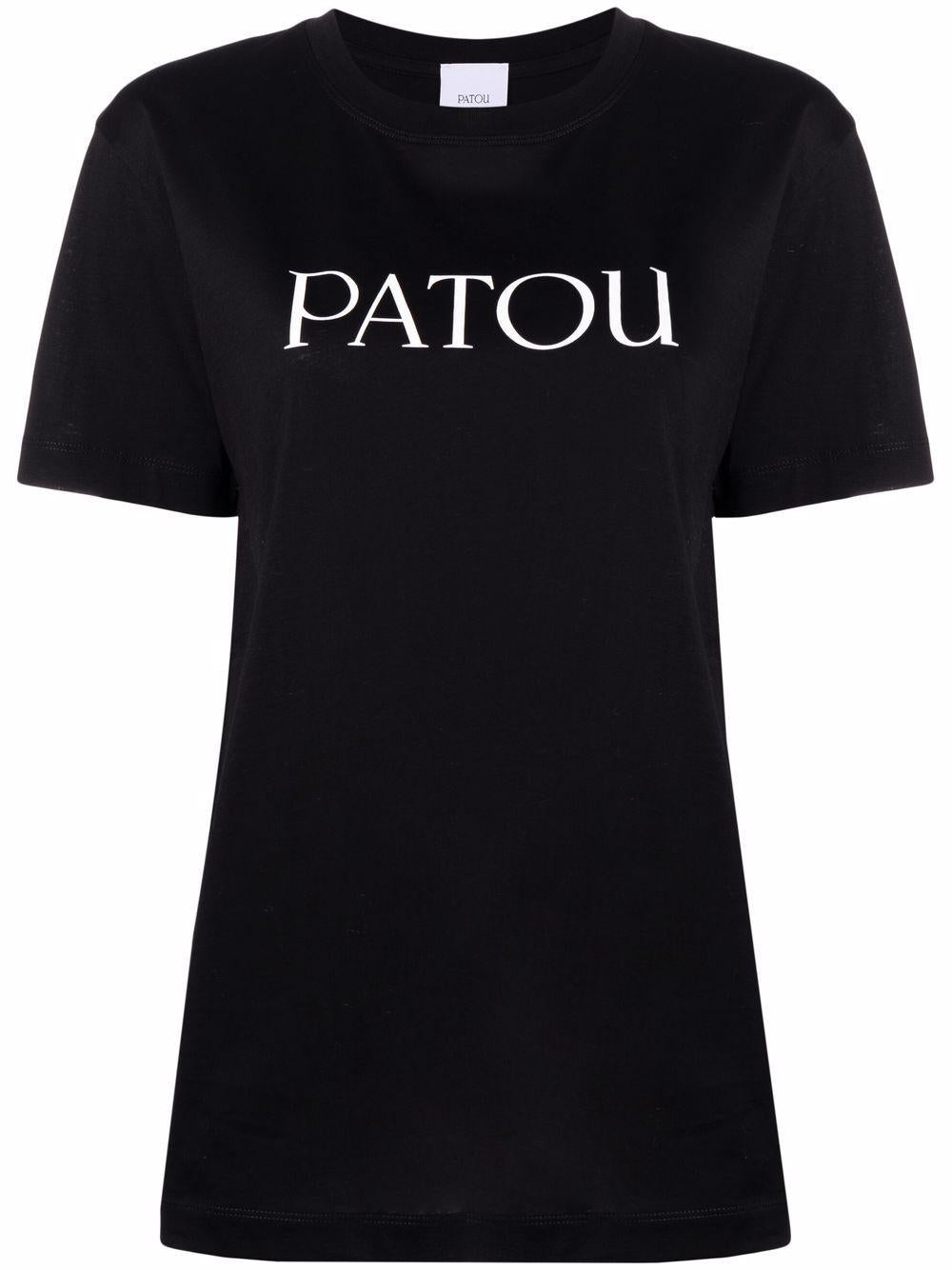 Logo-print organic-cotton T-shirt<BR/><BR/><BR/> JE0299999 999B PATOU 