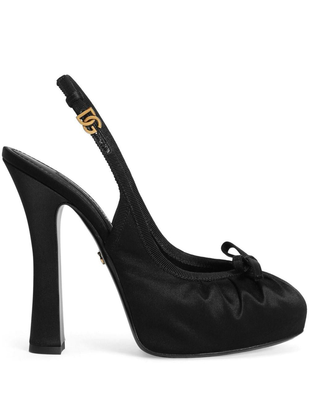 Satin pumps<BR/><BR/><BR/> CG0927 AD1608B956 DOLCE & GABBANA 