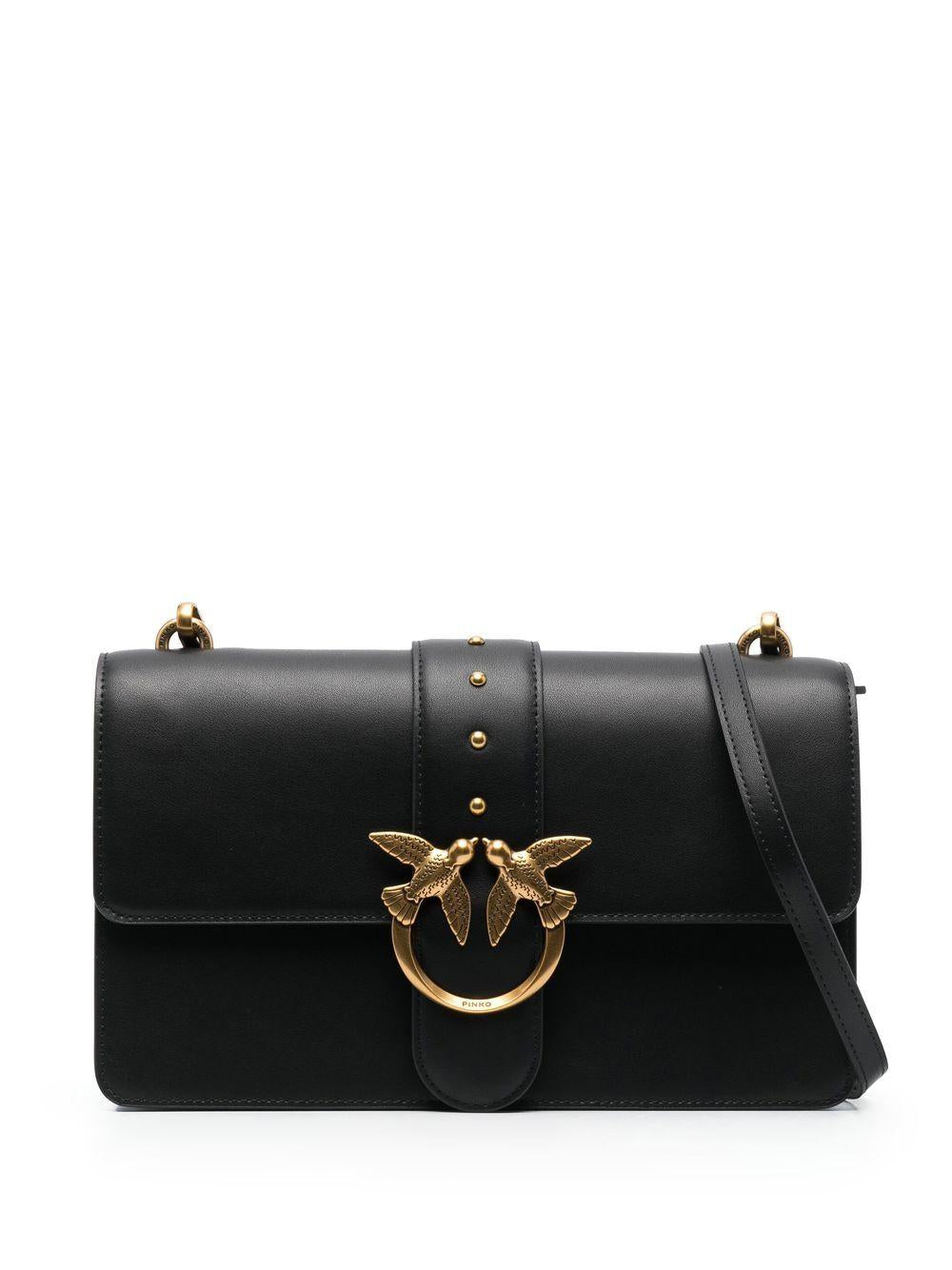 Love One leather crossbody bag<BR/><BR/><BR/> 100053 A0F1Z99Q PINKO 