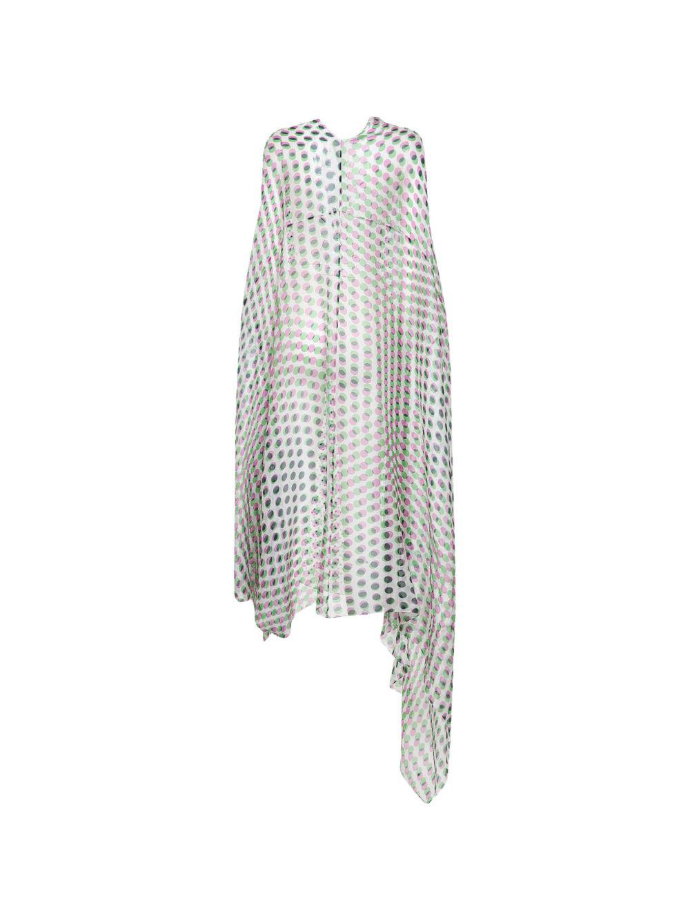 Cape-style dress in silk 011011 3094005 DRIES VAN NOTEN 
