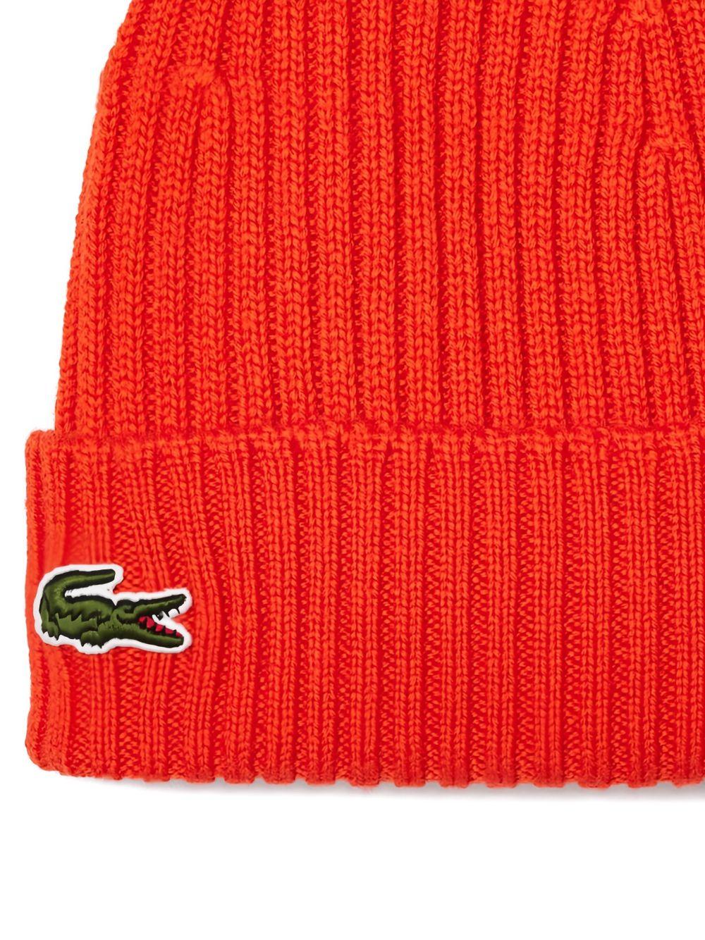 Orange front logo cap RB0001 SJI LACOSTE 