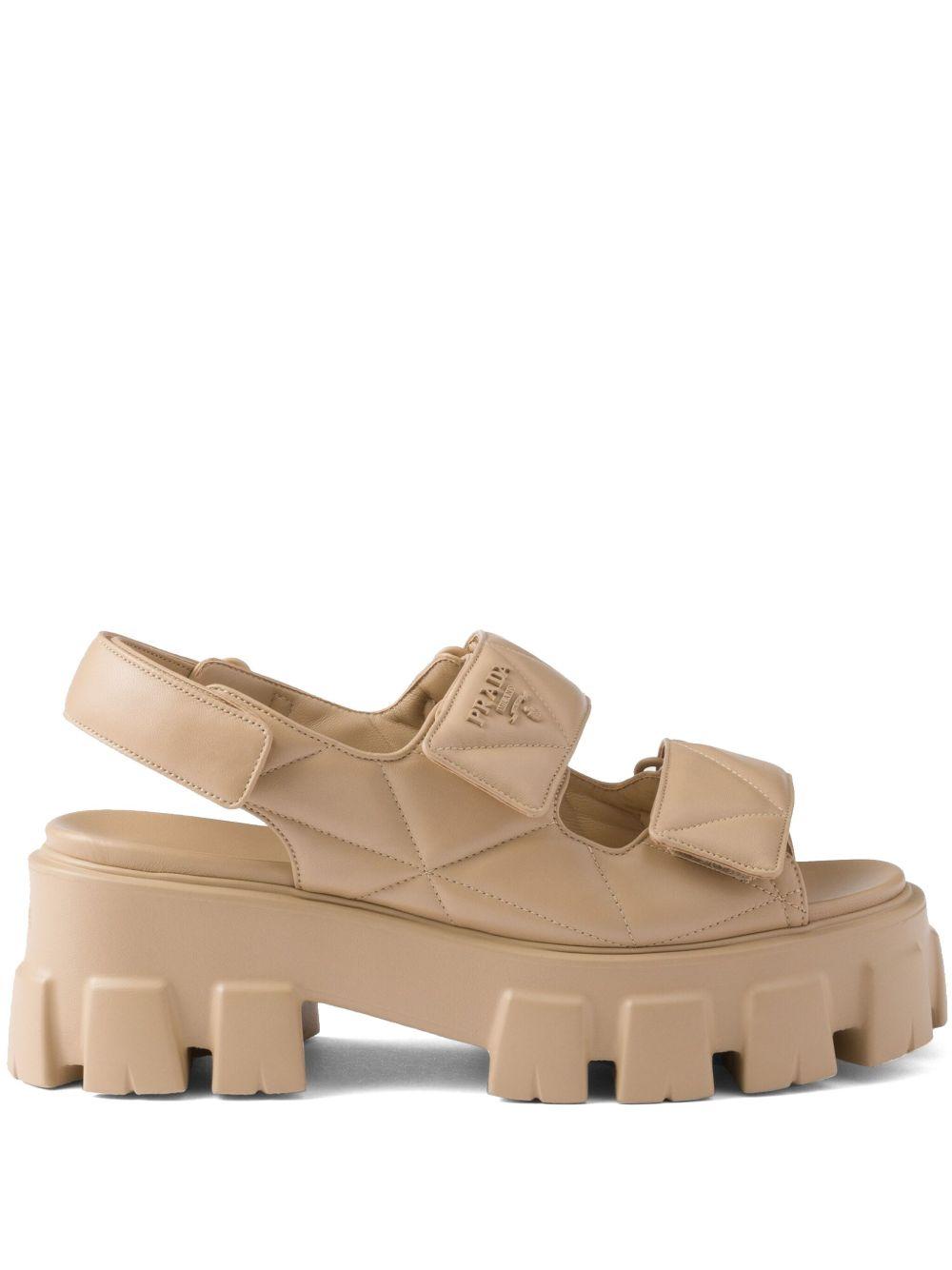 55mm Monolith sandals<BR/><BR/><BR/> 1X439N 038F0036 PRADA 