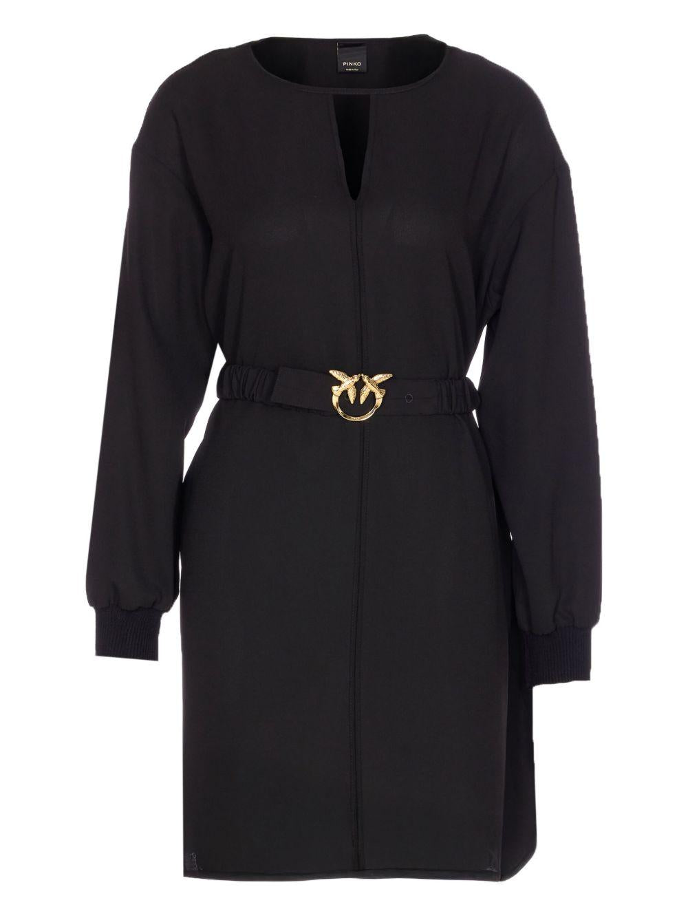 Short technical crepe dress 105586 A2QWZ99 PINKO 