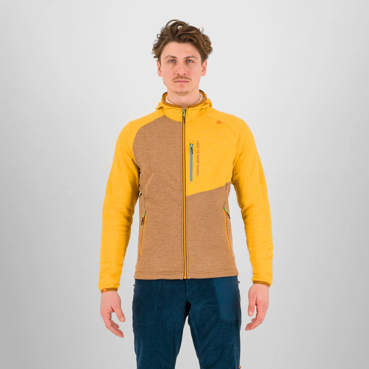 Camoscio full zip hoodie 2531055 113 KARPOS 