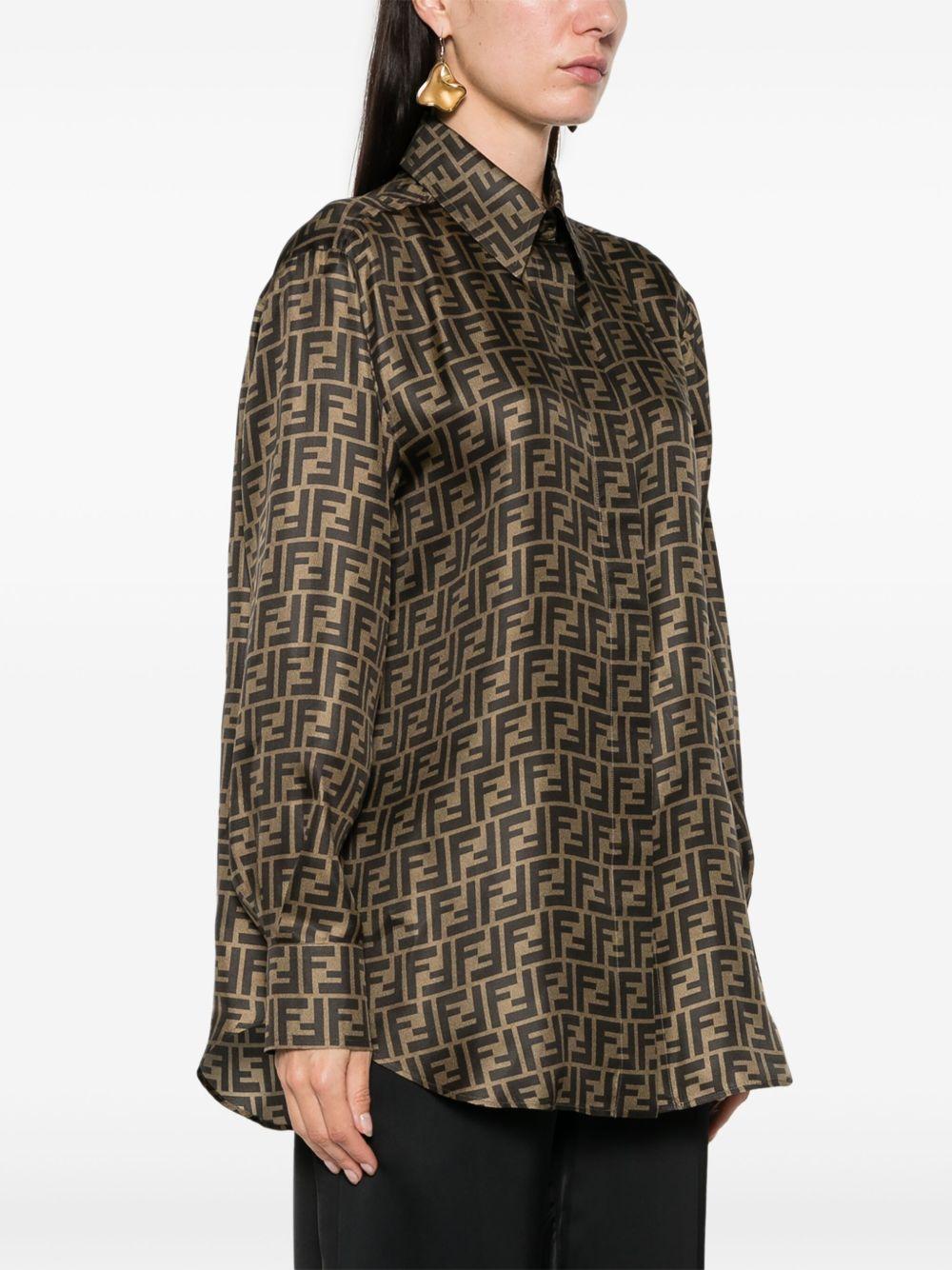 Oversized flowing shirt FS8107 A8G3F118W FENDI 