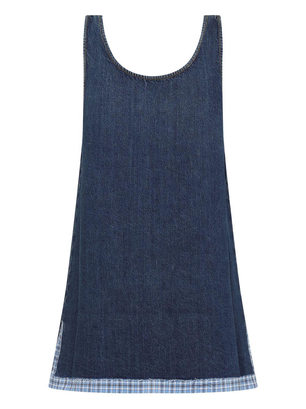 Denim dress<BR/><BR/><BR/> GWA219 1568F0008 MIU MIU 
