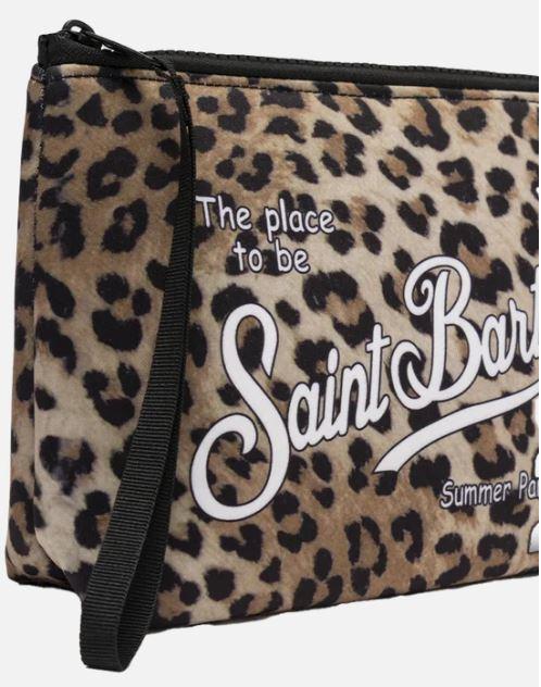 Aline scuba clutch with animal print ALINE 01359HCLASSIC LEO 11 MC2 SAINT BARTH 