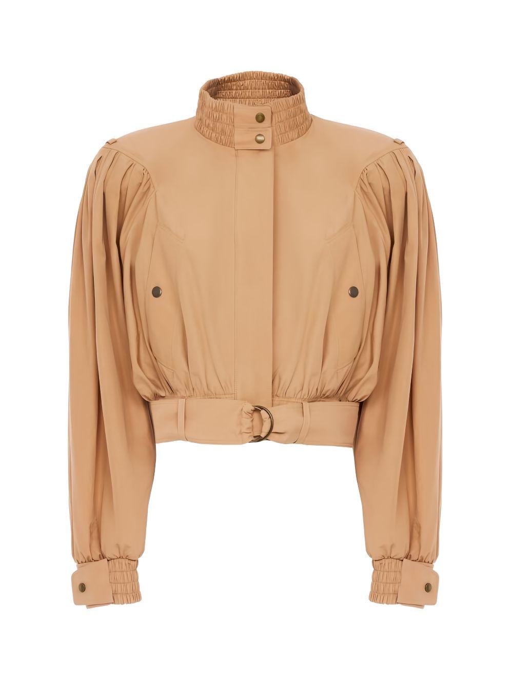 Gathered cropped jacket CH26UVE18144 26U CHLOÉ 