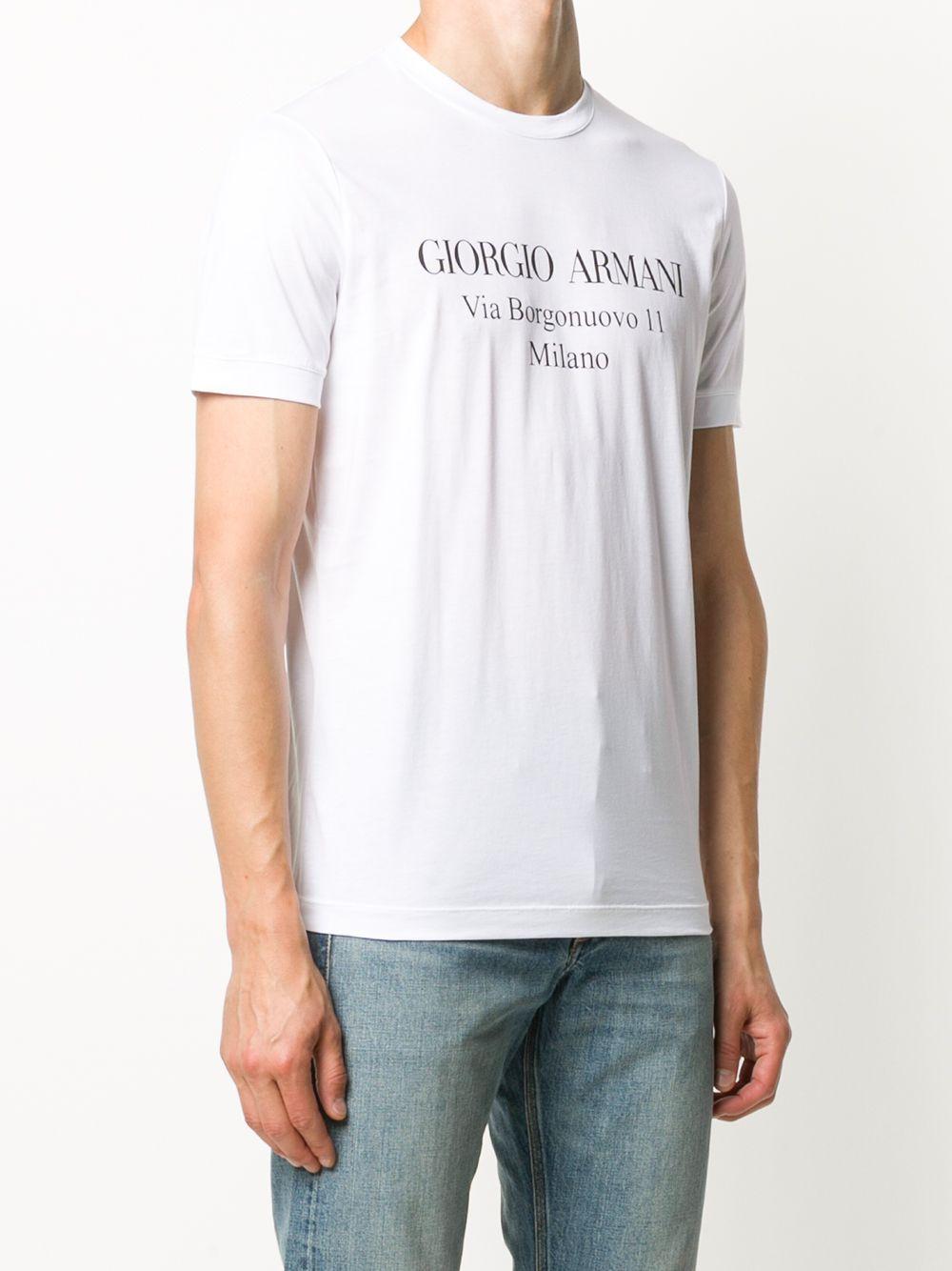 Borgonuovo 11 crew-neck T-shirt 3GST57 SJMCZU090 GIORGIO ARMANI 