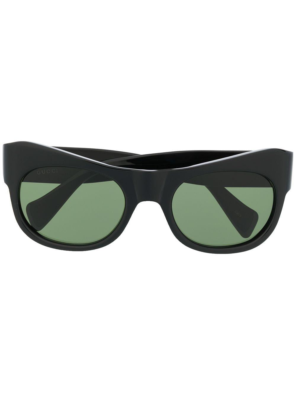 Sunglasses with curved frames 638037 J07401031 GUCCI 