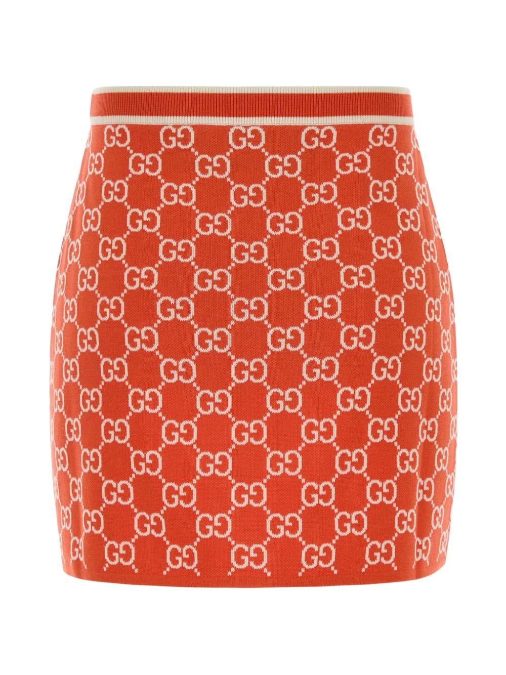 GG fine cotton jacquard skirt 856264 XKE0M6027 GUCCI 