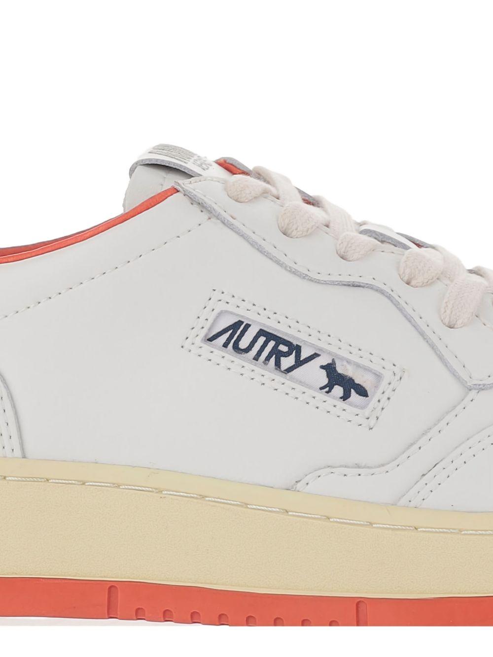 Autry x Maison Kitsuné sneakers AULM MK02WHT/RED AUTRY x MAISON KITSUNÉ 