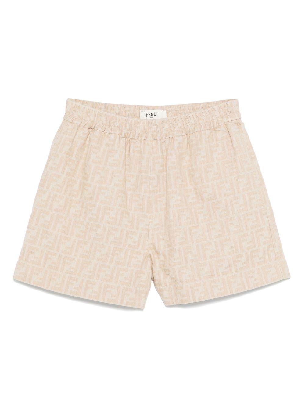 Chambray shorts FLP870 ASMFF1SAZ FENDI 