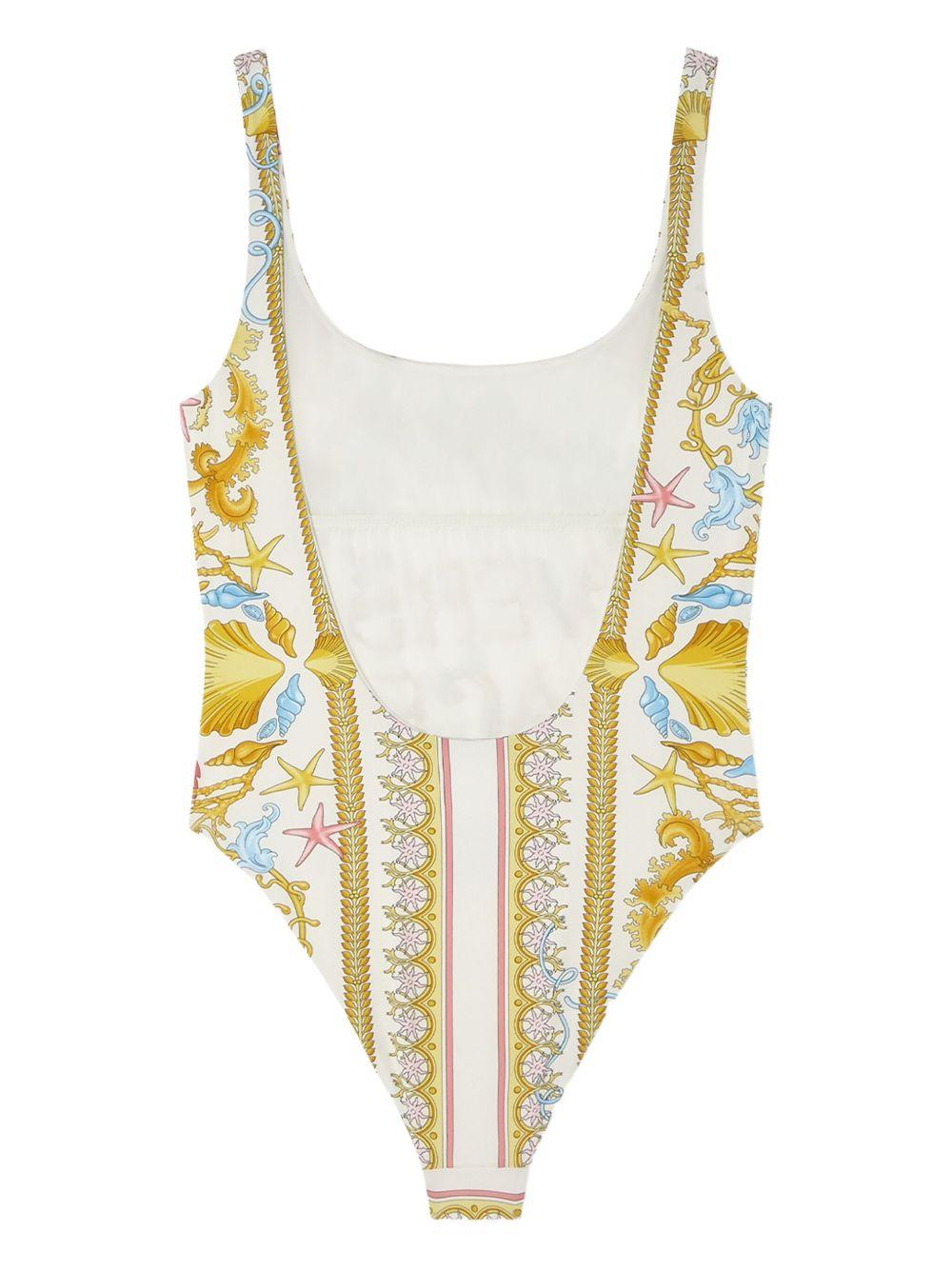 Underwater Barocco One-Piece Swimsuit 1016592 1A154675K640 VERSACE 