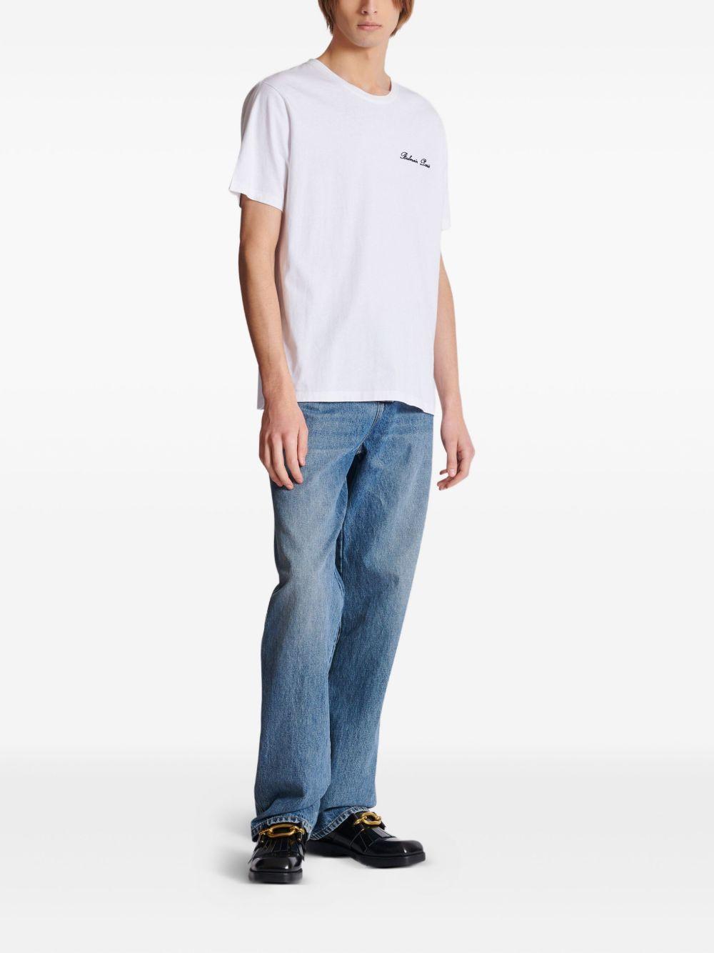embroidered t-shirt FH1EG000BC68 GAB BALMAIN 