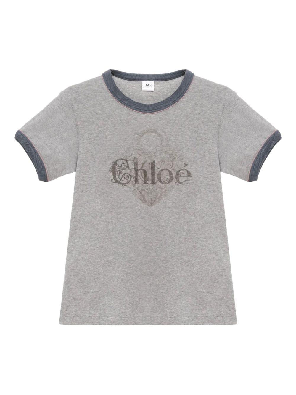 Logo T-shirt CH25WJH03195 01B CHLOÉ 
