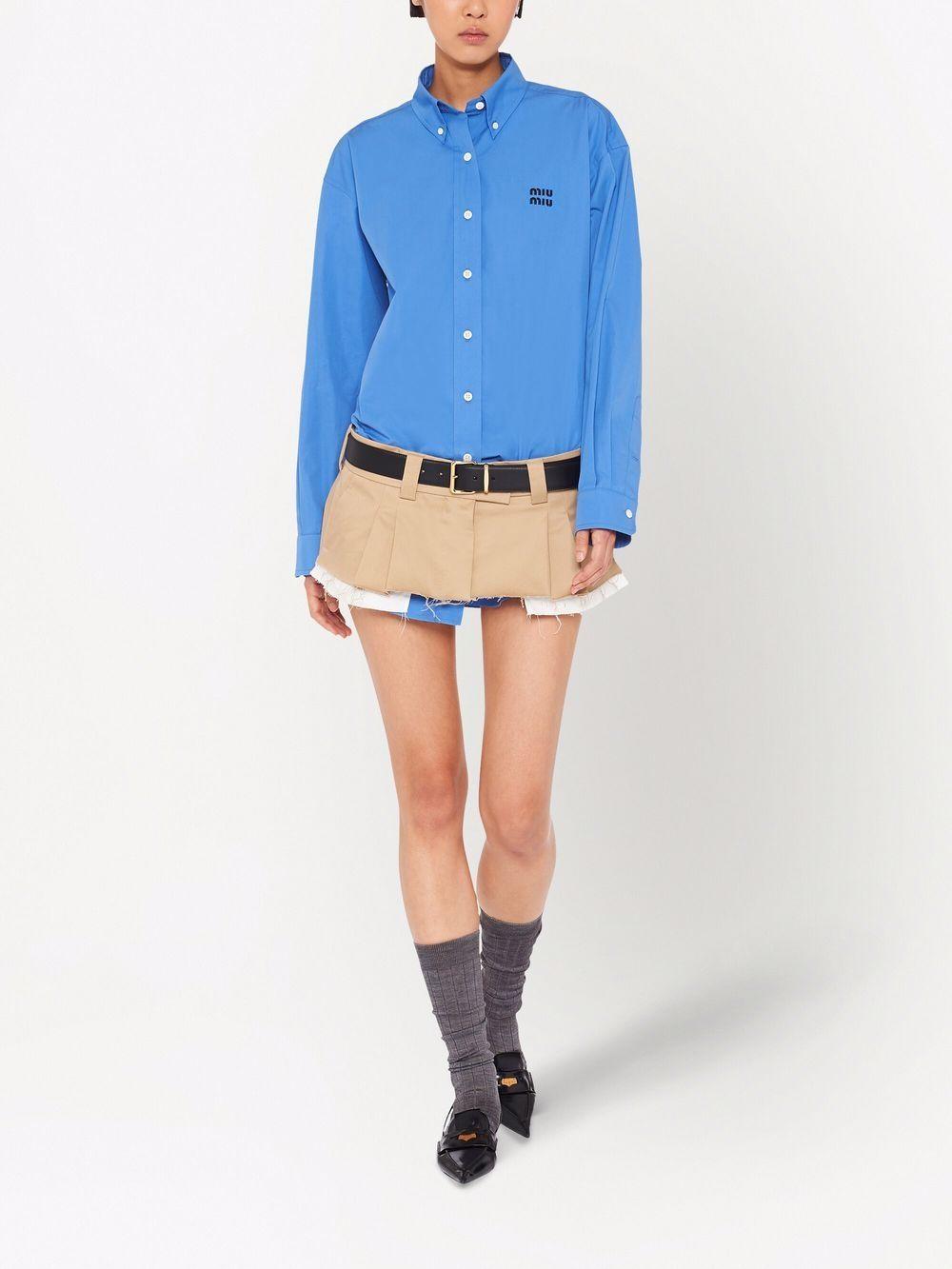 Poplin shirt MK162610RG S-OOOF0237 MIU MIU 