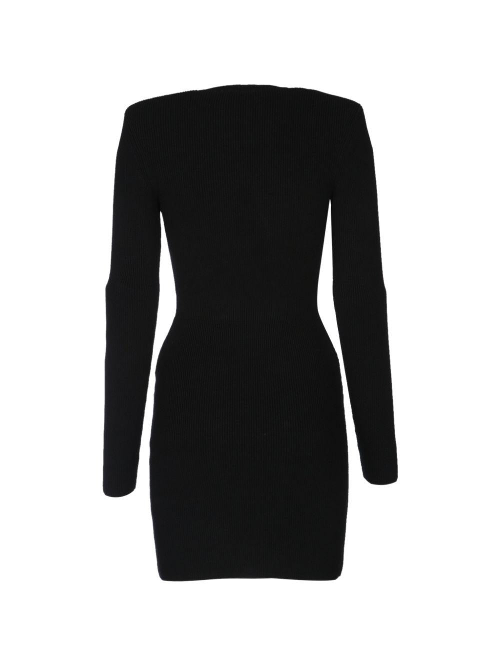 Knit dress with jewel buttons AM80S61E2 110 ELISABETTA FRANCHI 