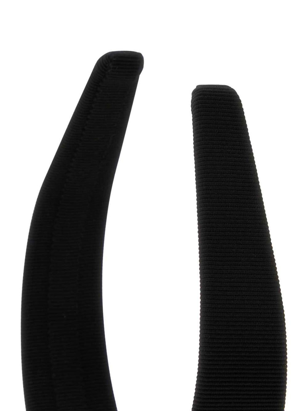 Vara bow headband<BR/><BR/><BR/> P.TA VARA CL 572738NERO/ORO FERRAGAMO 