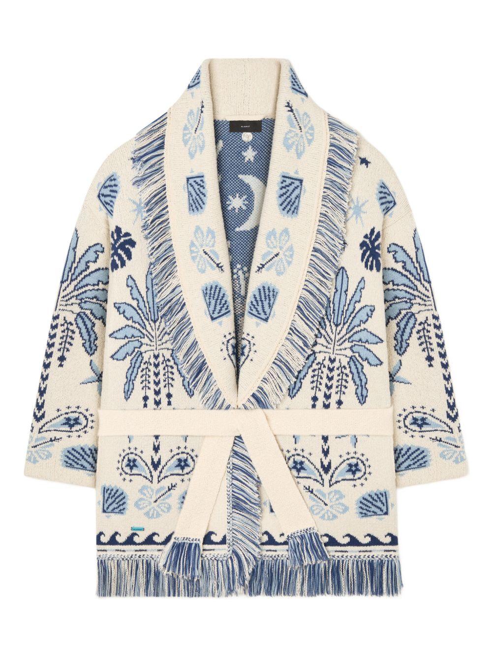 Echoes Of The Island Cardigan LWHB064R26KNI003 OF45 ALANUI 