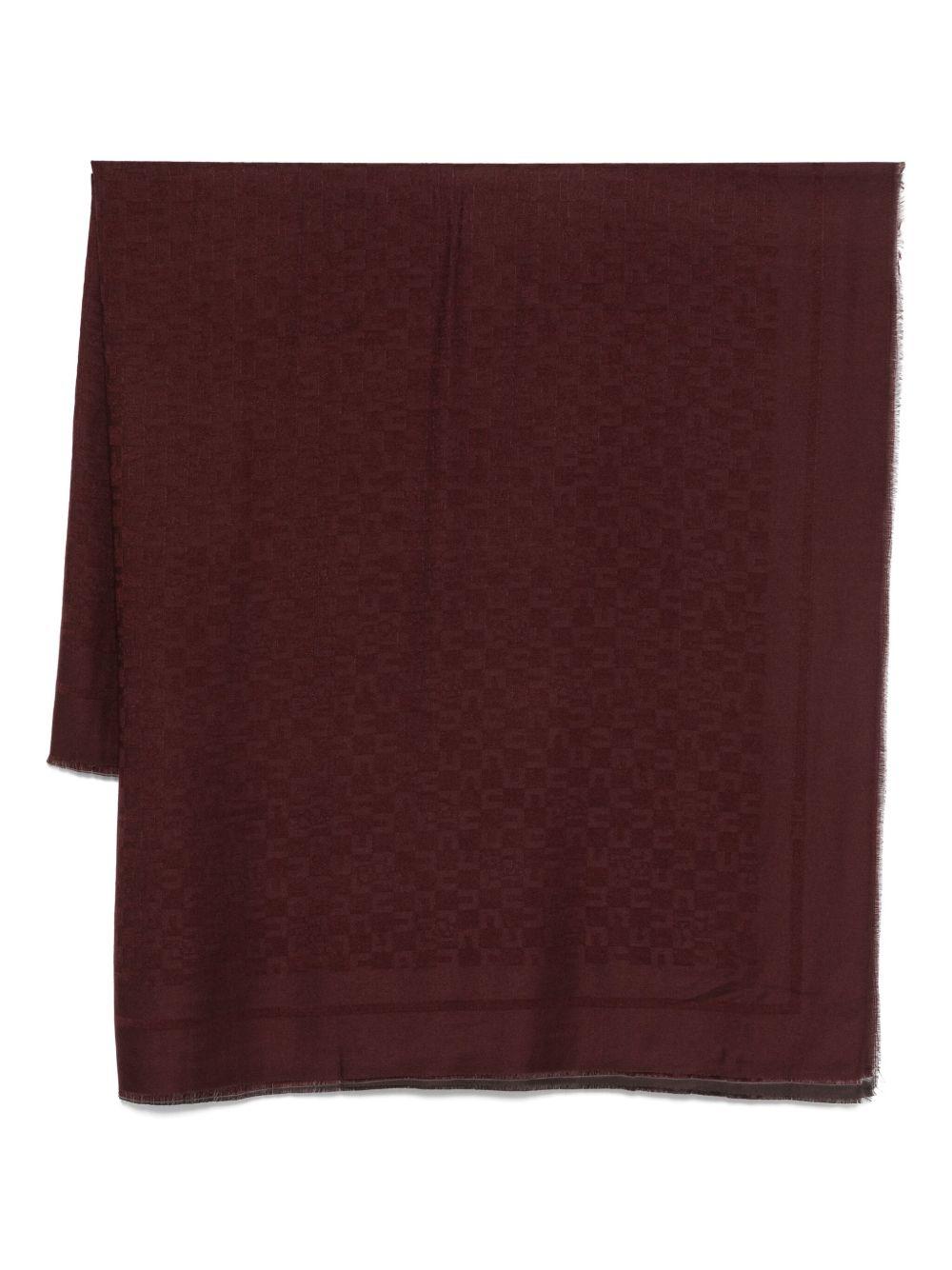 Scarf with logo pattern SC10F56E2 EA4 ELISABETTA FRANCHI 