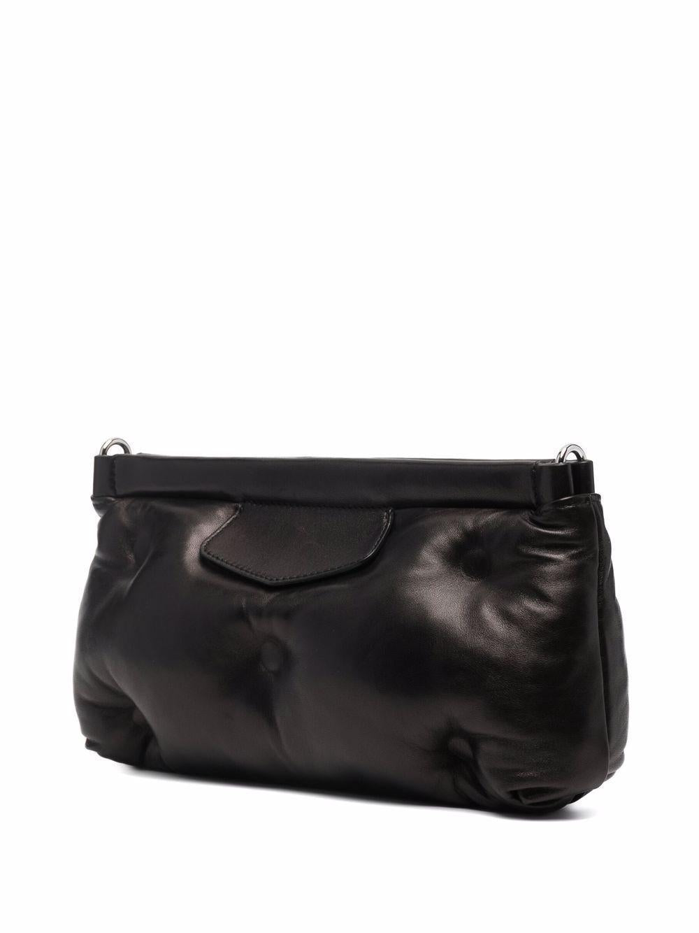 Black leather small Glam Slam bag S56WF0160 P4300T8013 MAISON MARGIELA 