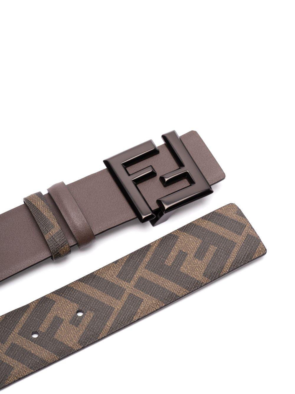 Monogram-print reversible belt<BR/><BR/><BR/> 7C0541 ASIWF1S9V FENDI 