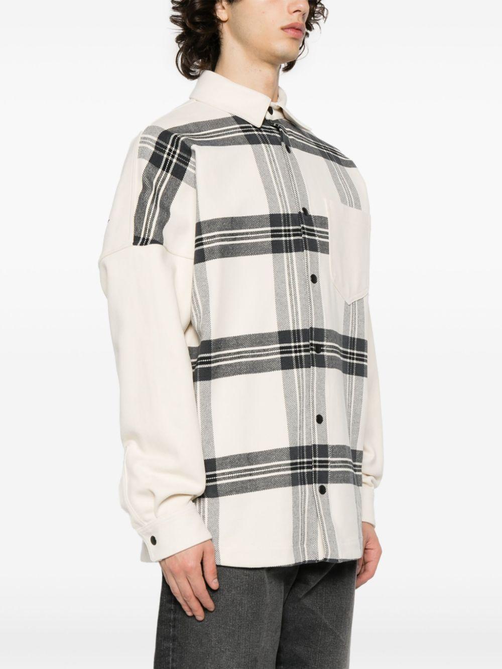 Clour-block panelled design jacket PMES002R24 FAB0010311 PALM ANGELS 
