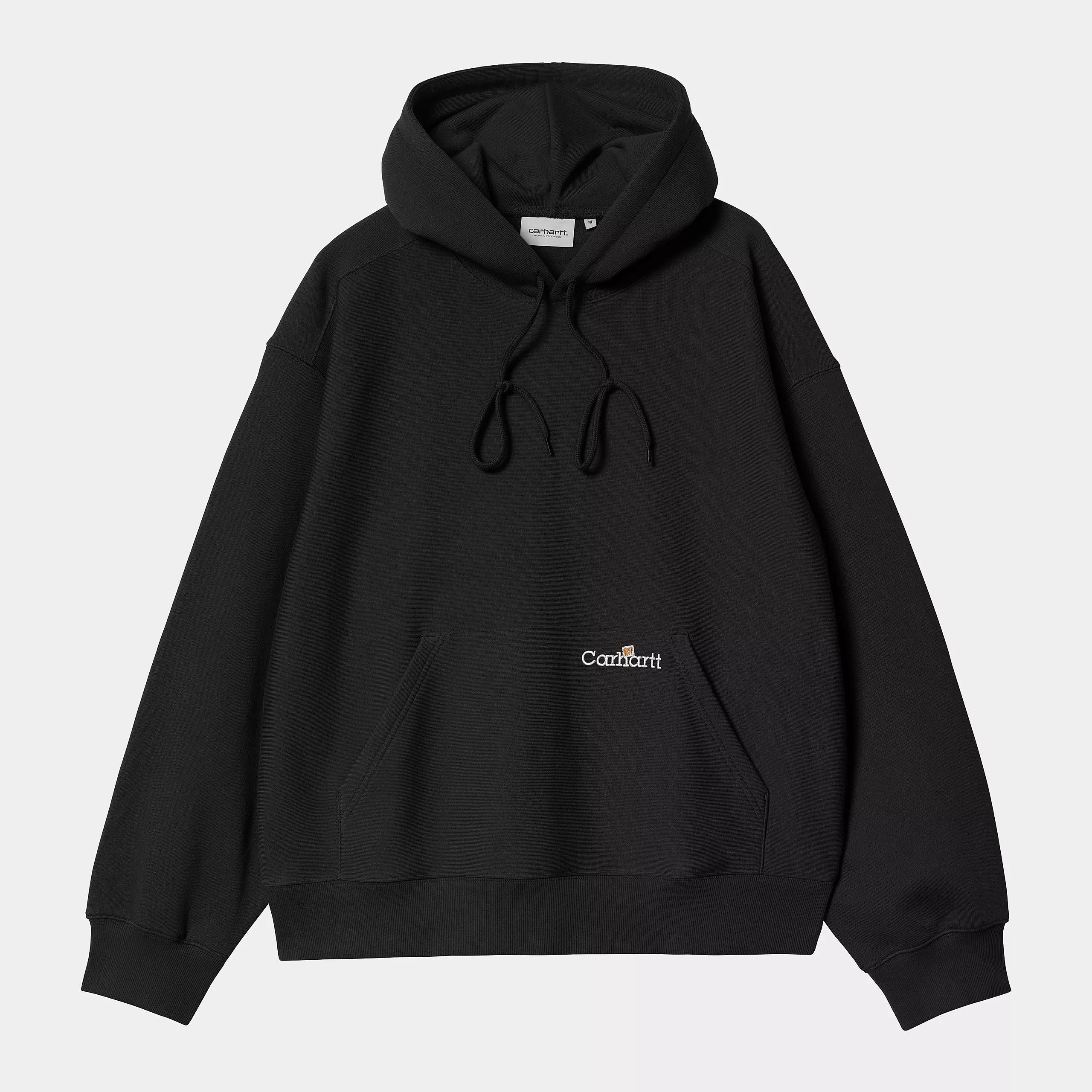 Hooded Label Script Sweat I034430 Hooded Label Script Sweat89.XX CARHARTT WIP 