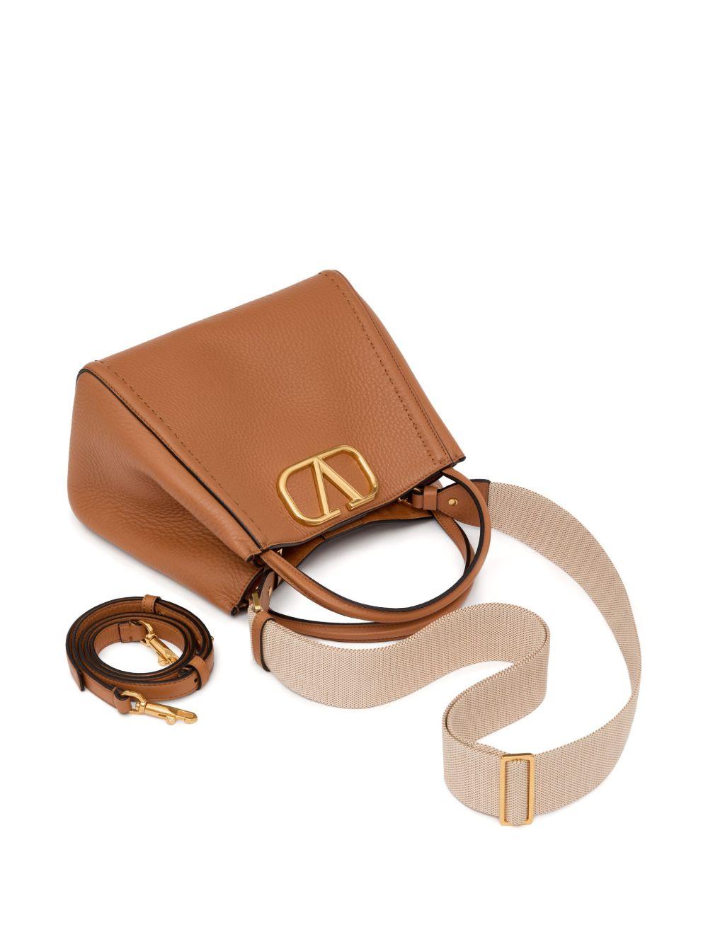 Medium Alltime leather tote bag<BR/><BR/><BR/> 5W2B0Q18IMZ ZG1 VALENTINO GARAVANI 