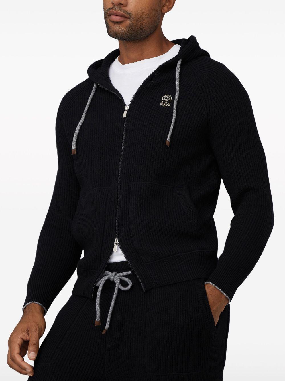 English coastline cashmere knit topwear with logo M22704806G CH101 BRUNELLO CUCINELLI 