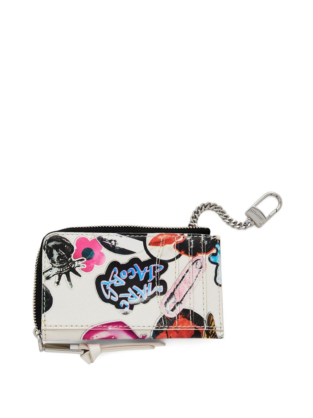 Graffiti printed card holder 2S5SMP016S01 101 MARC JACOBS 