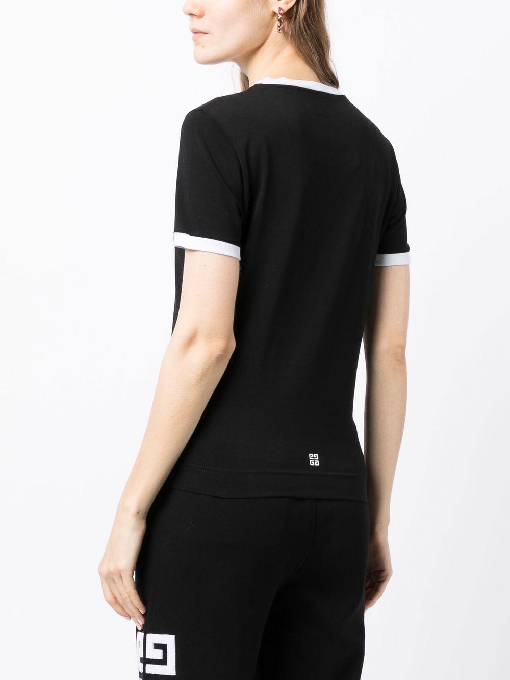 Logo-print cotton T-Shirt<BR/><BR/> BW70BF3YAC 004 GIVENCHY 
