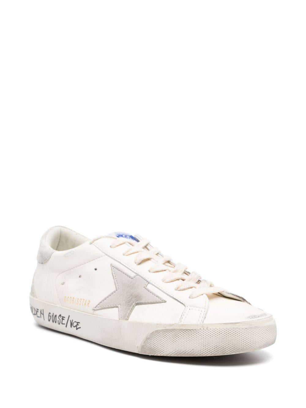 SUPER-STAR NAPPA UPPER NABUK STAR SUEDE TONGUE HEEL AND SPUR GMF00102 F00535911166 GOLDEN GOOSE 