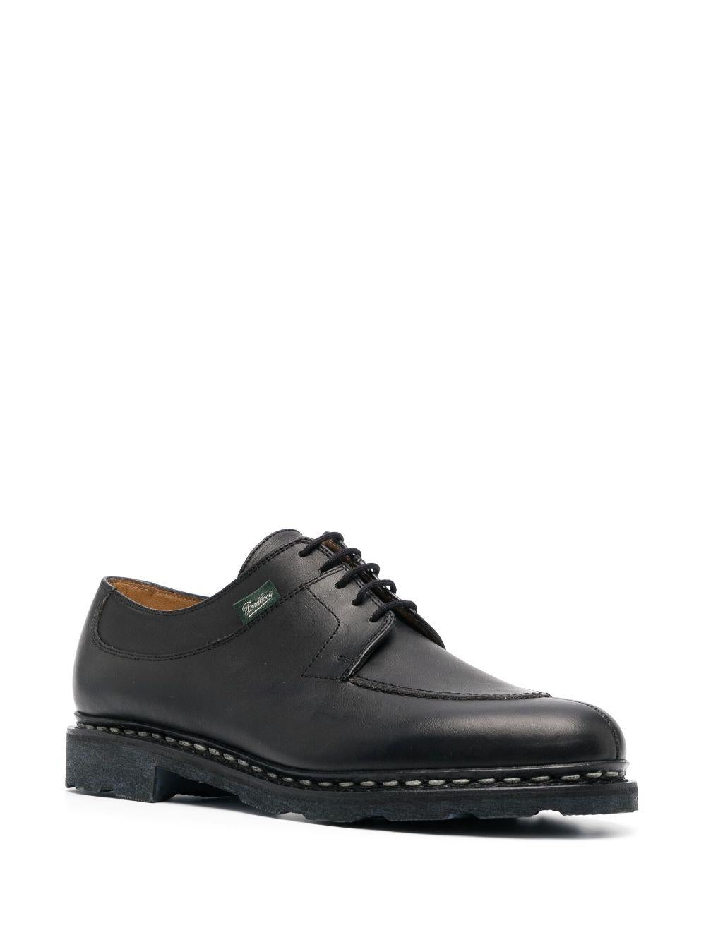 Leather Derby shoes<BR/><BR/><BR/> 705109 NOIRE-LIS NOIR PARABOOT 